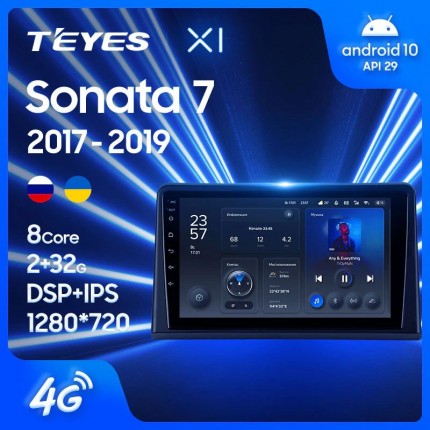 Автомагнитола TEYES для Hyundai Sonata 7 2017-2019, X1, WiFi