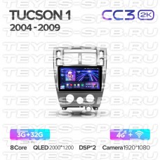 Автомагнитола TEYES для Hyundai Tucson 1 2004-2009, CC3 2K, 3G+32G