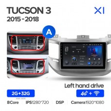 Автомагнитола TEYES для Hyundai Tucson 3 2015-2018, X1, 4G + WiFi