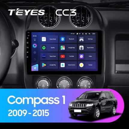 Автомагнитола TEYES для Jeep Compass 2009-2015, CC3, 4G+32G