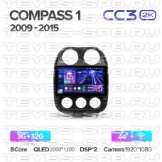 Автомагнитола TEYES для Jeep Compass 2009-2015, CC3 2K, 3G+32G