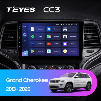 Автомагнитола TEYES для Jeep Grand Cherokee 2013-2020, CC3, 4G+32G