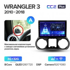 Автомагнитола TEYES для Jeep Wrangler 3 2010-2018, CC2 Plus, 3G+32G