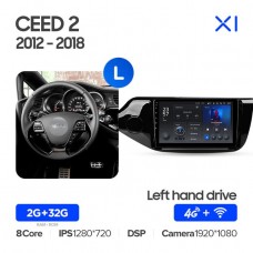 Автомагнитола TEYES для KIA Ceed 2 2012-2018, X1, 4G + WiFi