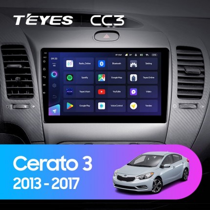 Автомагнитола TEYES для KIA Cerato 3 2013-2017, CC3, 4G+32G