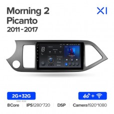Автомагнитола TEYES для KIA Morning Picanto 2 2011-2017, X1, 4G + WiFi