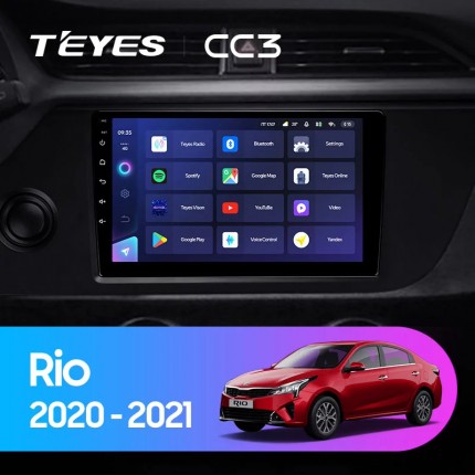 Автомагнитола TEYES для KIA RIO 2020-2021, CC3, 4G+32G