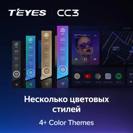 Автомагнитола TEYES для Lada Granta Cross 2018 - 2019, CC3, 4G+32G