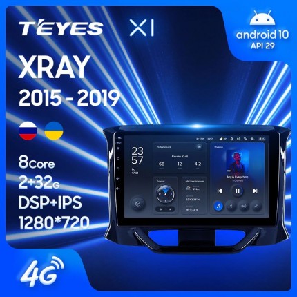 Автомагнитола TEYES для Lada XRAY 2015-2019, X1, WiFi