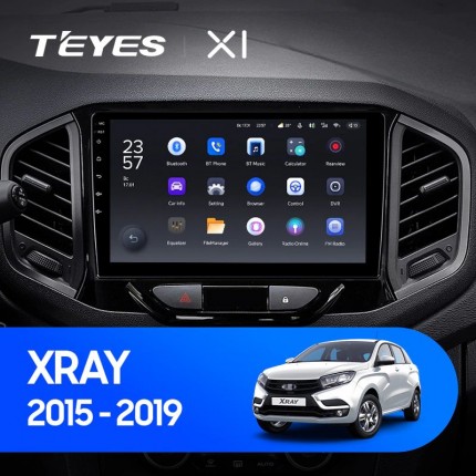 Автомагнитола TEYES для Lada XRAY 2015-2019, X1, 4G + WiFi