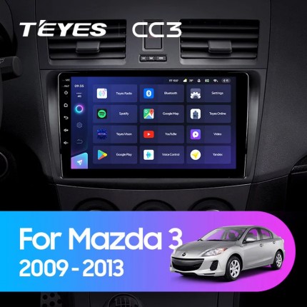 Автомагнитола TEYES для Mazda 3 2 2009-2013, CC3, 4G+32G