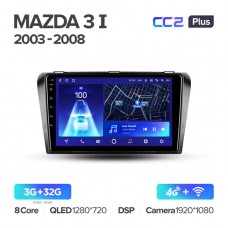 Автомагнитола TEYES для Mazda 3 2003-2009, CC2 Plus, 3G+32G