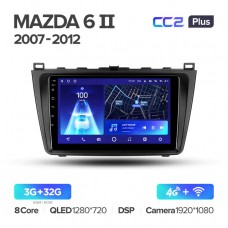 Автомагнитола TEYES для Mazda 6 2007-2012, CC2 Plus, 3G+32G