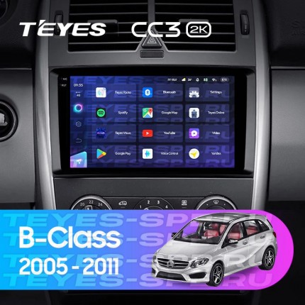 Автомагнитола TEYES для Mercedes-Benz B-Class 2005-2011, CC3 2K, 3G+32G