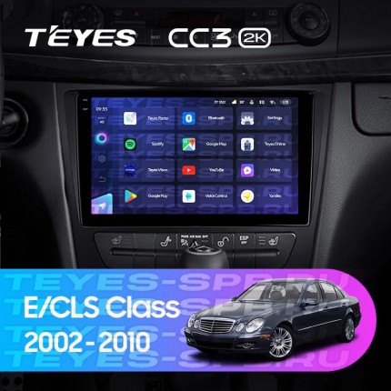 Автомагнитола TEYES для Mercedes-Benz E CLS Class 2002-2010, CC3 2K, 3G+32G