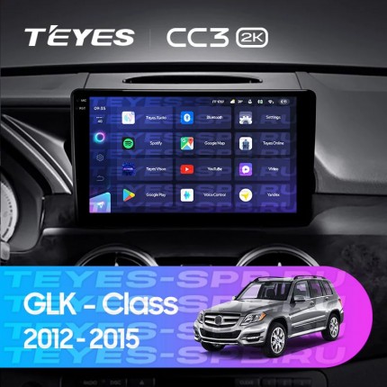 Автомагнитола TEYES для Mercedes-Benz GLK-Class 2012-2015, CC3 2K, 3G+32G