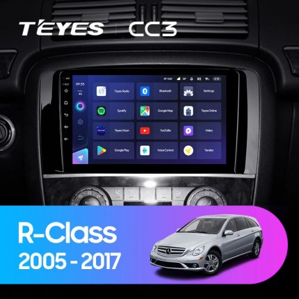 Автомагнитола TEYES для Mercedes-Benz R-Class 2005-2017, CC3, 4G+32G