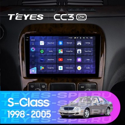 Автомагнитола TEYES для Mercedes-Benz S-Class 1998-2005, CC3 2K, 3G+32G