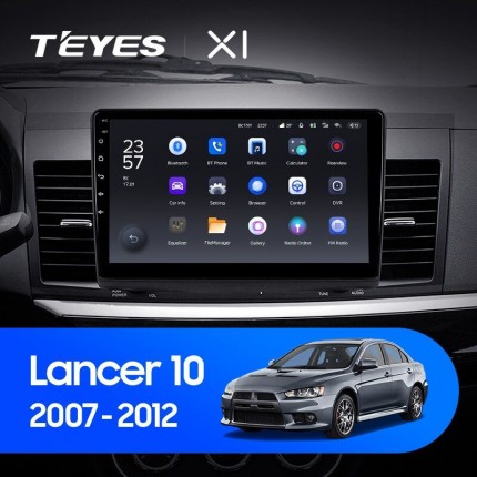 Автомагнитола TEYES для Mitsubishi Lancer 10 2007-2012, X1, WiFi