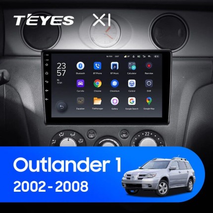 Автомагнитола TEYES для Mitsubishi Outlander 1 2002-2008, X1, 4G + WiFi