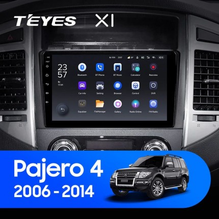 Автомагнитола TEYES для Mitsubishi Pajero 4 2006-2014, X1, WiFi