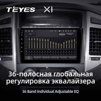 Автомагнитола TEYES для Mitsubishi Pajero 4 2006-2014, X1, WiFi