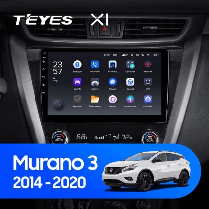 Автомагнитола TEYES для Nissan Murano 3 2014-2020, X1, 4G + WiFi