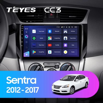 Автомагнитола TEYES для Nissan Sentra 2012-2017, CC3, 4G+32G