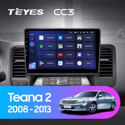 Автомагнитола TEYES для Nissan Teana 2 2008-2013, CC3, 4G+32G