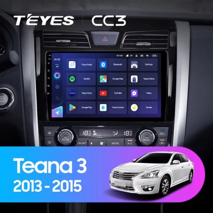 Автомагнитола TEYES для Nissan Teana 3 2013-2015, CC3, 4G+32G