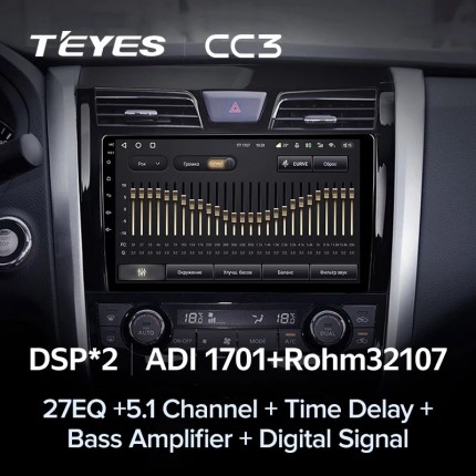 Автомагнитола TEYES для Nissan Teana 3 2013-2015, CC3, 4G+32G