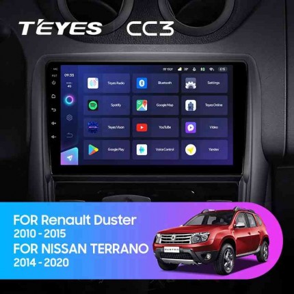 Автомагнитола TEYES для Nissan Terrano 2014-2020, CC3, 4G+32G