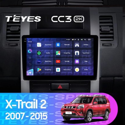 Автомагнитола TEYES для Nissan X-Trail 2 2007-2015, CC3 2K, 3G+32G