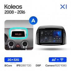 Автомагнитола TEYES для Renault Koleos 2008-2016, X1, 4G + WiFi
