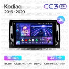 Автомагнитола TEYES для Skoda Kodiaq 2016-2020, CC3 2K, 3G+32G