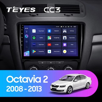 Автомагнитола TEYES для Skoda Octavia 2 2008-2013, CC3,4G+32G