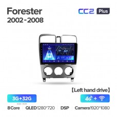 Автомагнитола TEYES для Subaru Forester 2002-2008, CC2 Plus, 3G+32G