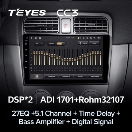 Автомагнитола TEYES для Subaru Forester 2002-2008, CC3, 4G+32G
