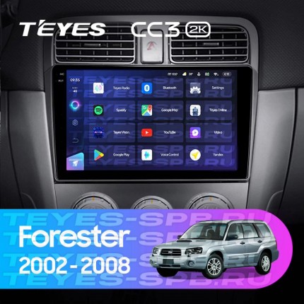 Автомагнитола TEYES для Subaru Forester 2002-2008, CC3 2K, 3G+32G