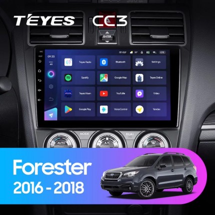 Автомагнитола TEYES для Subaru Forester 2016-2018, CC3, 4G+32G