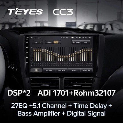 Автомагнитола TEYES для Subaru Forester 3 / Impreza 2007-2013 / 2007-2011, CC3, 4G+32G
