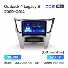 Автомагнитола TEYES для Subaru Outback 4 / Legacy 5 2009-2014, CC2 Plus, 3G+32G
