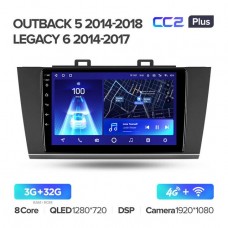 Автомагнитола TEYES для Subaru Outback 5 / Legacy 6 2014-2018, CC2 Plus, 3G+32G