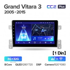 Автомагнитола TEYES для Suzuki Grand Vitara 3 2005-2015, CC2 Plus, 3G+32G