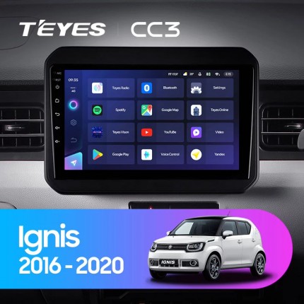 Автомагнитола TEYES для Suzuki Ignis 2016-2020, CC3, 4G+32G