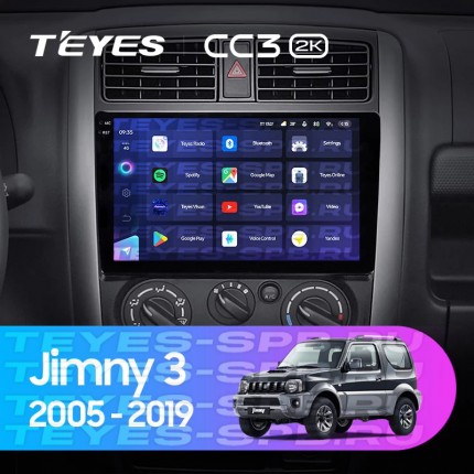 Автомагнитола TEYES для Suzuki Jimny 3 2005-2019, CC3 2K, 3G+32G