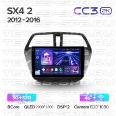 Автомагнитола TEYES для Suzuki SX4 2 2012-2016, CC3 2K, 3G+32G