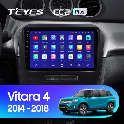 Автомагнитола TEYES для Suzuki Vitara 4 2014-2018, CC2 Plus, 3G+32G