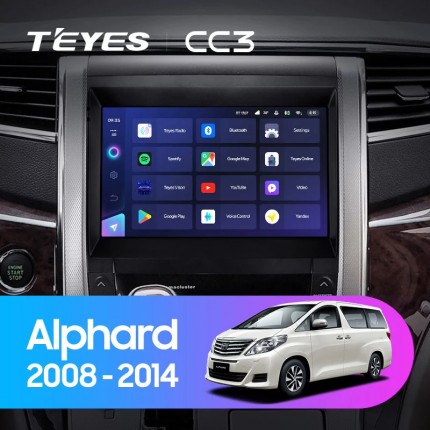 Автомагнитола TEYES для Toyota Alphard 2008-2014, CC3, 4G+32G