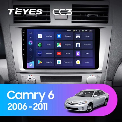 Автомагнитола TEYES для Toyota Camry 6 2006-2011, CC3, 4G+32G